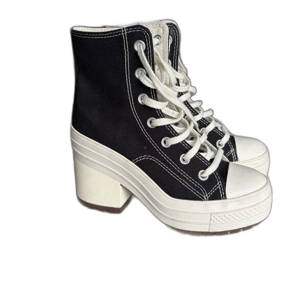 CONVERSE 6 Chuck 70 De Luxe Heel Platform High Top Boots - Picture 3 of 10